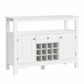 Sideboard – 117 × 40,5 × 85,5 cm, mit Schubladen, mit mehreren Türen, für Esszimmer, Küche und Wohnzimmer