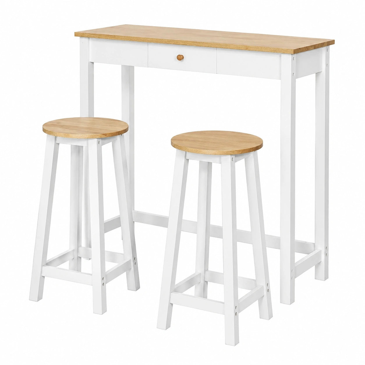 Essgruppe – 3-teilig, moderner Stil, für Esszimmer, Garten und Balkon