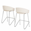 Barhocker – 2er-Set, moderner Stil, mit Rückenlehne