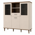 Vitrine – moderner Stil, mit Schubladen, mit mehreren Türen