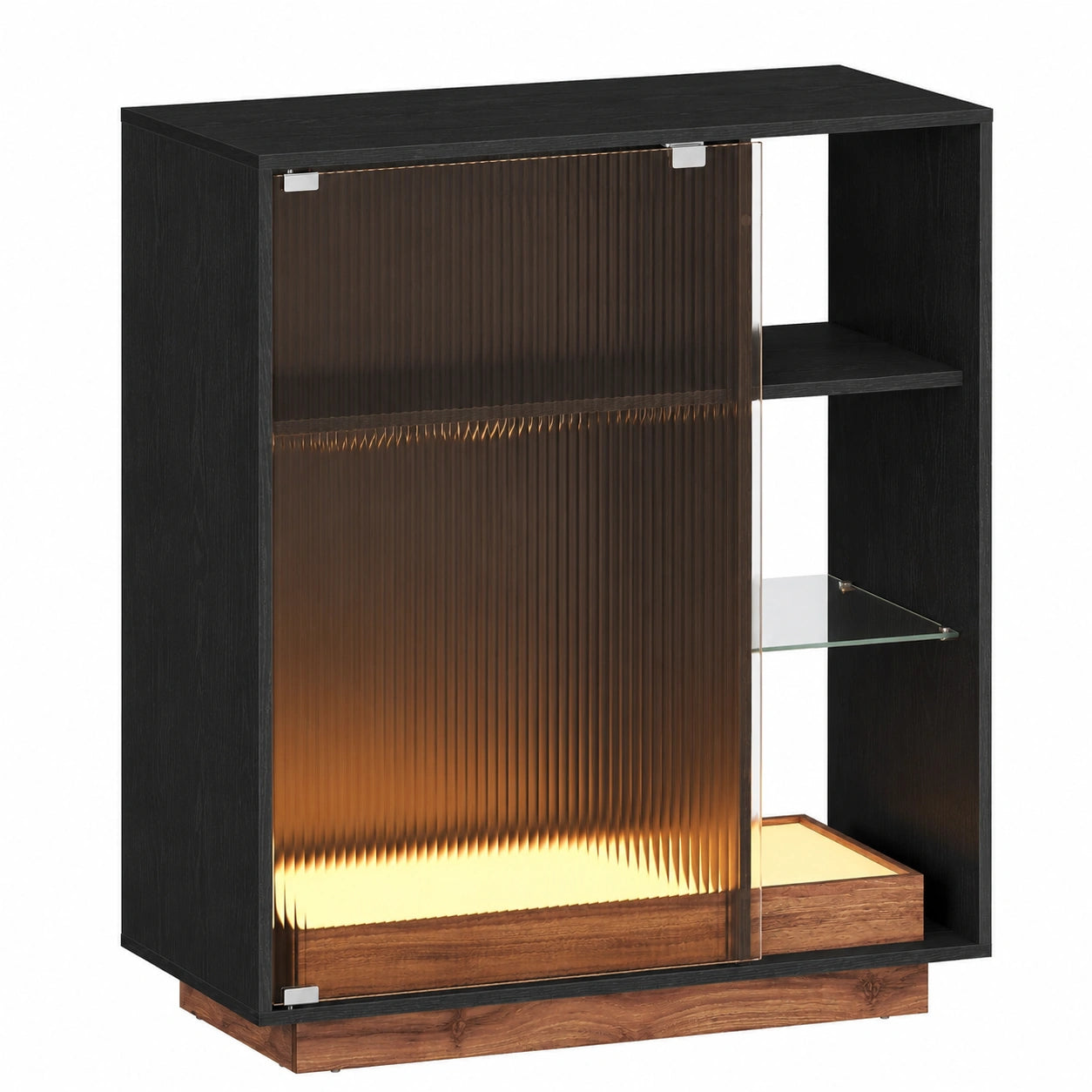 Schrank – mit LED-Beleuchtung, für Wohnzimmer